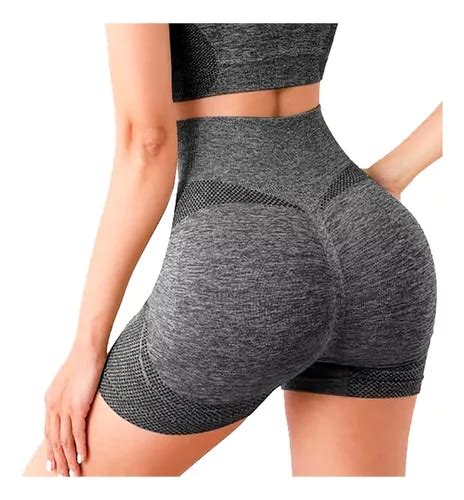 Calça Curto Levanta Bumbum Feminino Push Up Academia Yoga MercadoLivre