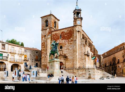 Church Of San Martin Plaza Mayor Main Square Trujillo C Ceres