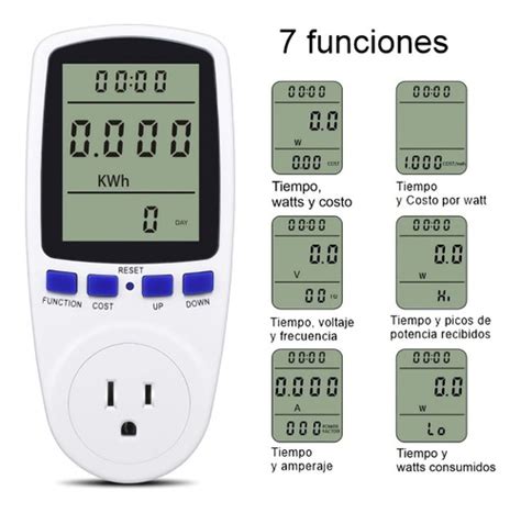 Medidor Electrico De Consumo De Energia Tipo Vat Metro Env O Gratis