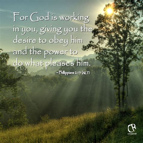 Phillippians 2:13 Bible Verse - God's Power in You