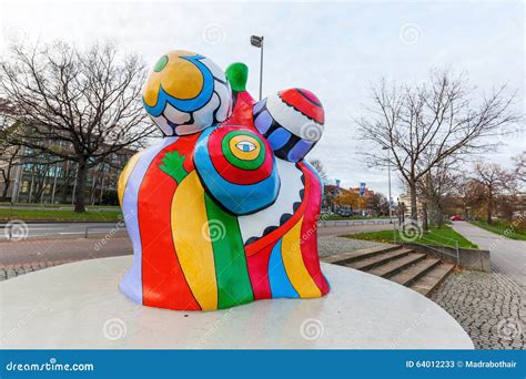 Nana Sculptures Of The Artist Niki De Saint Phalle In Hanover Germany