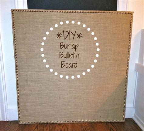 Desks Bulletin Boards Burlap · The Simple Proof