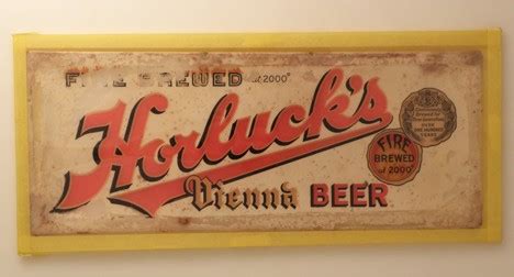 Horluck S Vienna Beer Sign At Breweriana