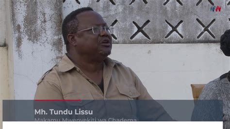 LIVE TUNDU LISSU ANATEMA CHECHE KUHUSU MKATABA WA BANDARI AKAZIA