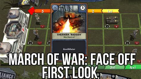 March Of War Face Off Free Online TCG Watcha Playin Gameplay