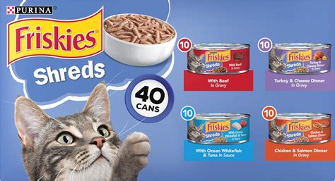 Purina Friskies Shreds In Gravy Adult Wet Cat Food Variety Pack 40