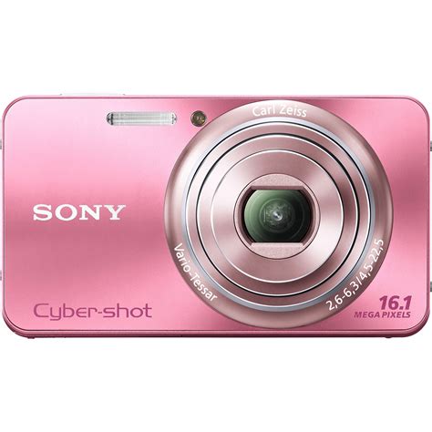 Sony Cyber Shot DSC W570 16 1 Megapixel Compact Camera Pink Walmart