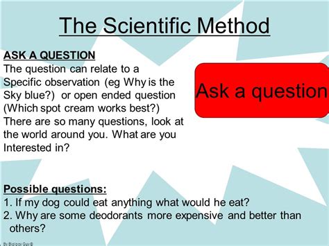 Ask A Question Scientific Method