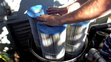 Guide To Cleaning A Cartridge Pool Filter Youtube