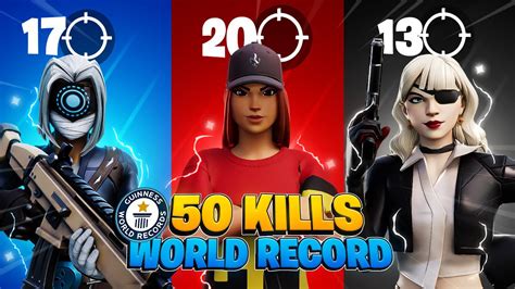 FNCS 50 ELIMS MOST KILLS WORLD RECORD YouTube