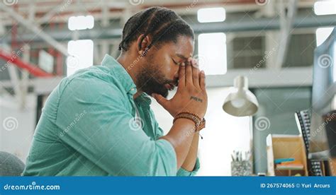 Business Man Stress And Tired Of Depression Or Headache While Working At Office With Anxiety