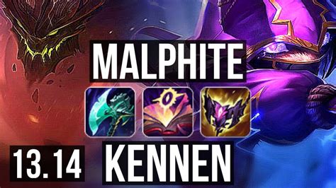 Malph Vs Kennen Top Legendary Rank Malph Tr Master