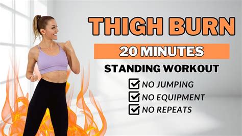 Minute Leg Workout For Toned Glutes Thighsno Equipment Home