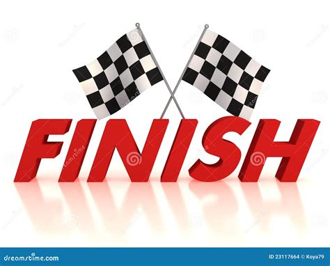 Finish Flags Stock Images Image 23117664