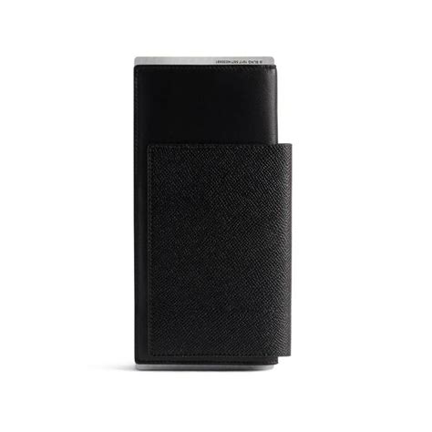 Men S Passport Long Wallet 1 Ticket In Black Balenciaga® Us