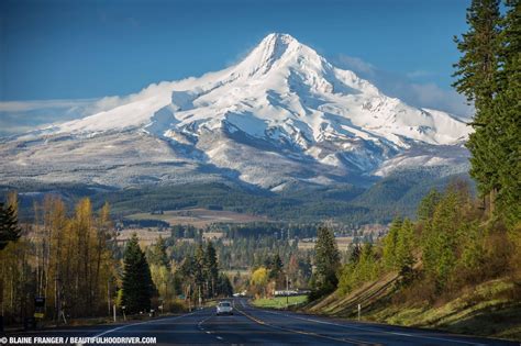 Mt Hood From South Of Hood River Natural Landmarks Hood River