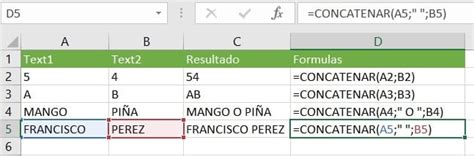 Funci N Concatenar En Excel Siempre Excel