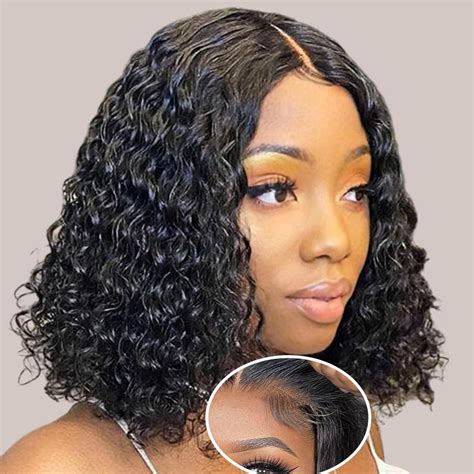 Wear And Go Glueless Wig Bob Wig Human Hair Glueless Wigs Human Hair Pre Plucked Pre Cut For