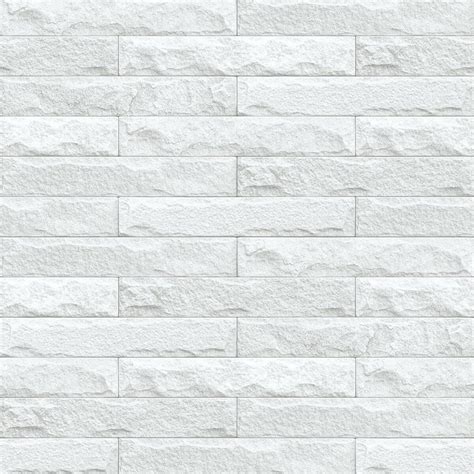 Nextwall Peel And Stick Limestone Brick Eggshell And Gray Wallpaper Onlinefabricstore