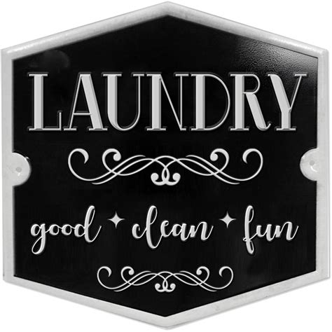 12x12 Laundry Metal Wall Sign At Home