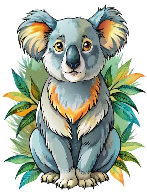 Seite Australische Einheimische Tiere Vektoren Und Illustrationen