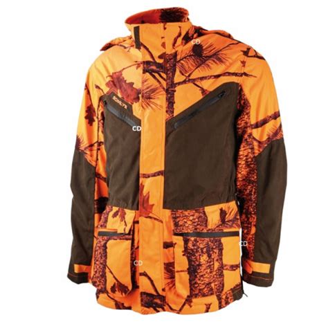 Veste Homme Somlys 414N Classy Warm JKT Orange Et Verte Chasse