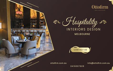 Melbourne Architecture Firms Hospitality Interiors Design Melbourne