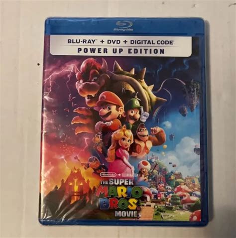 The Super Mario Bros Movie Power Up Edition Blu Ray Dvd Digital Chris