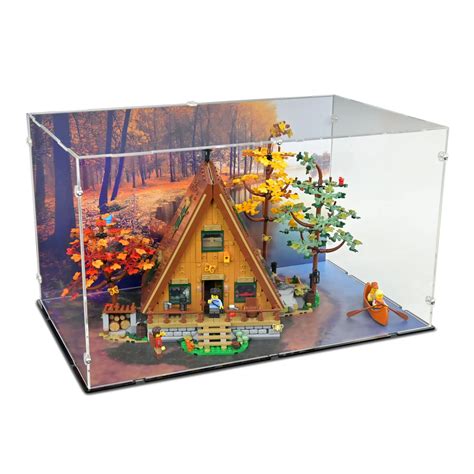 Acrylic Display Case For LEGO A Frame Cabin IDisplayit