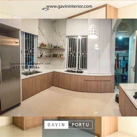 Model Lemari Dapur Bahan HPL Klien Di Tebet Timur Jakarta Selatan