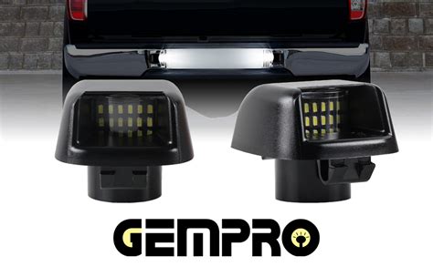 Amazon Gempro License Plate Light Pcs Led License Plate Tag Lamp