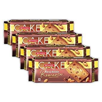 Britannia Nut Raisin Romance Cake G Pack Of Amazon In