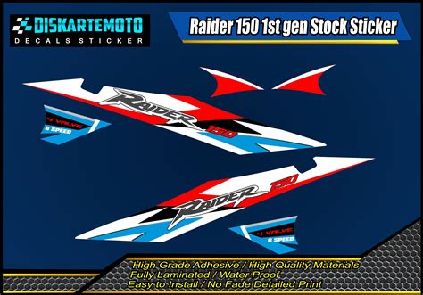 Suzuki Raider St Gen Decal Lazada Ph