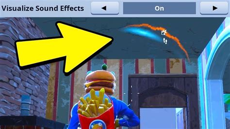 How To Turn On Visualize Sound Effects In Fortnite Youtube