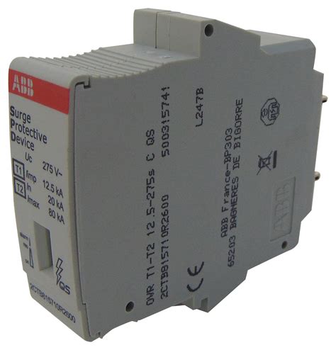 OVR T1 T2 12 5 275S C QS Abb Soule Surge Protector 1 Pole Mains