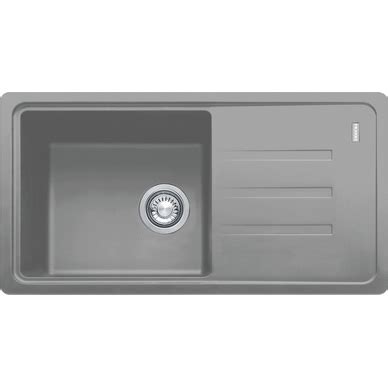 Franke Malta Kitchen Sink Drainer Stone Grey Single Bowl Toolstation