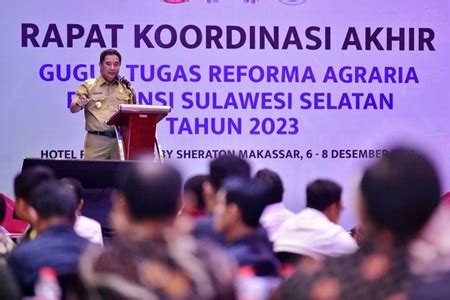 Pemprov Bpn Sulsel Perkuat Tim Penataan Aset Newsurban