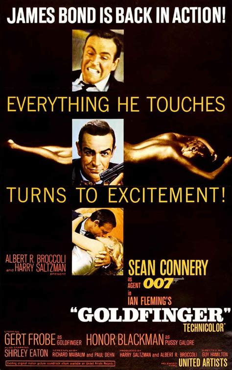 Goldfinger Film Titles 1964 Robert Brownjohn