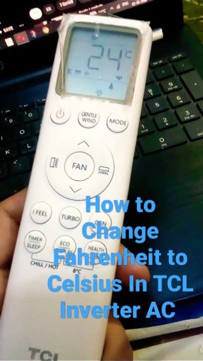 How To Change Fahrenheit to Celsius In TCL Inverter AC - YouTube