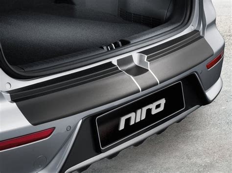 Genuine Kia Niro Hev Rear Bumper Protection Foil Black G5272ade00bl Car Accessories Plus