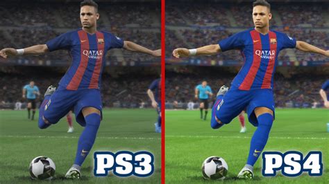 Pes Ps Vs Ps Graphics And Gameplay Comparison Youtube