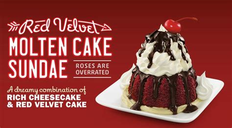 Red Velvet Molten Cake Sundae from Sonic