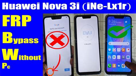 Free Huawei Nova 3i INE LX1r FRP Bypass C185 Downgrade Safe Mode File