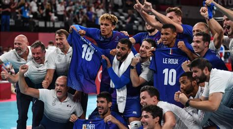 JO 2021 Volley masculin la médaille d or à la France