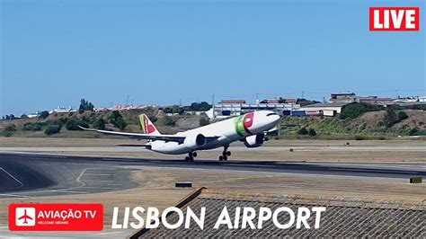 LIVE Lisbon Airport 26 08 2023 Live Plane Spotting Direto