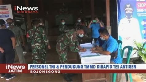 Cegah Penularan Covid Personil Tni Dan Tenaga Pendukung Tmmd