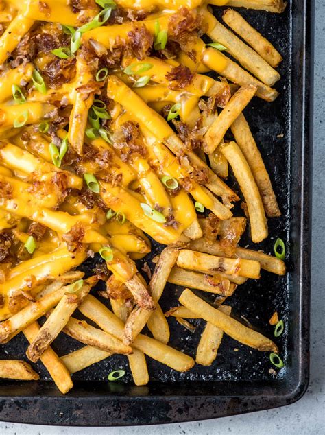 Caramelized Onion Cheese Fries The Food Joy