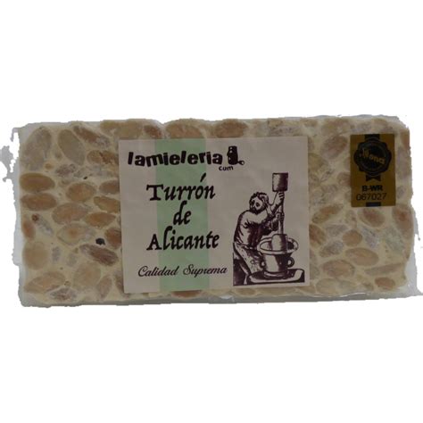 Turrón Duro de Alicante Delicia Tradicional directa de fábrica