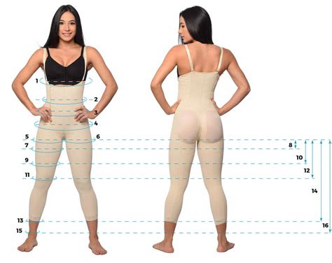 Info And Sizing Contour Fajas