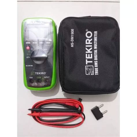 Jual True RMS Digital Multimeter Tekiro MS DM1908 Multi Tester